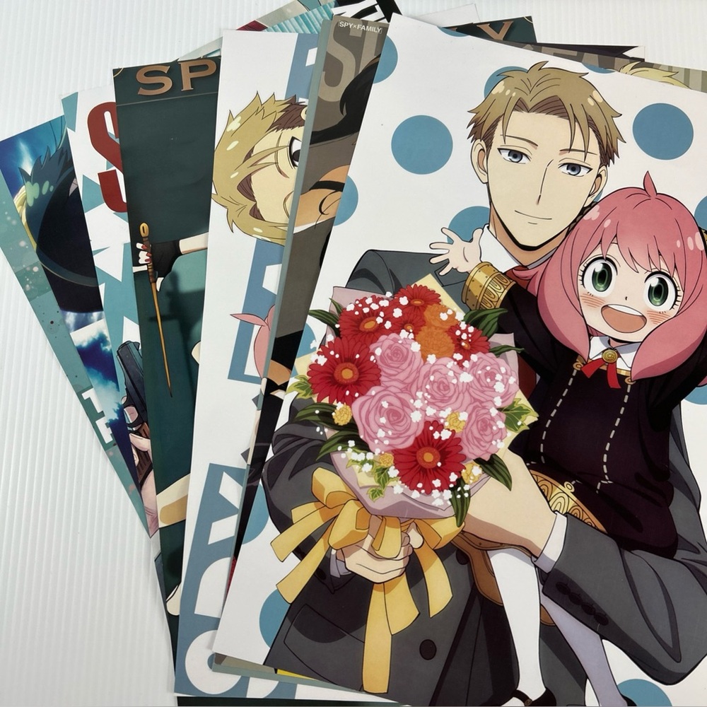 8 Poster Lot Spy X Family Manga Anime 11"x16" Unframed (open box)